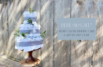 Crafting a Stunning Bebe au Lait Burp Cloth Diaper Cake: A Step-by-Step Guide