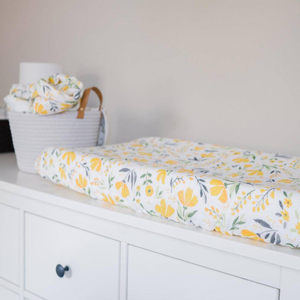 Yellow changing hot sale pad cover