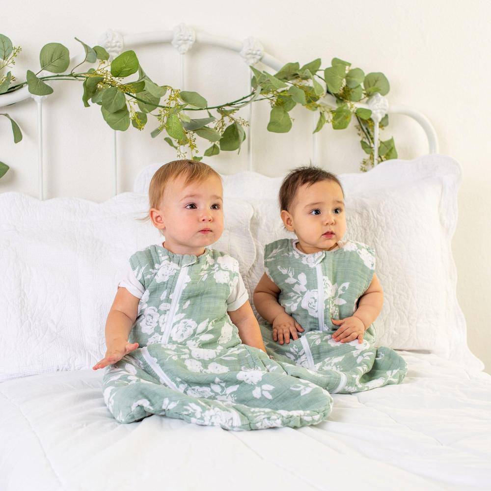 Vintage Floral Bedtime Sleeper Bebe au Lait