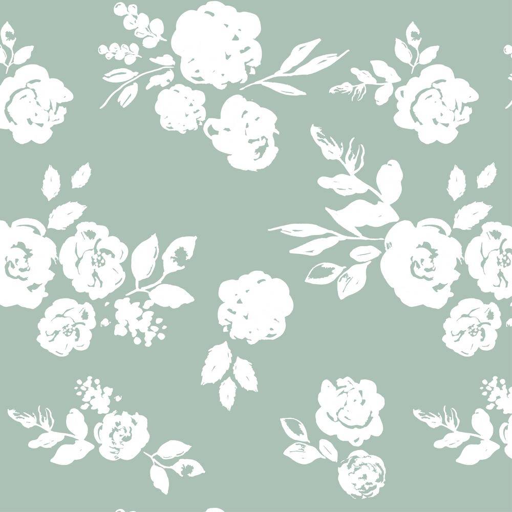 Vintage Floral Crib Sheet - Crib Sheet - Bebe au Lait