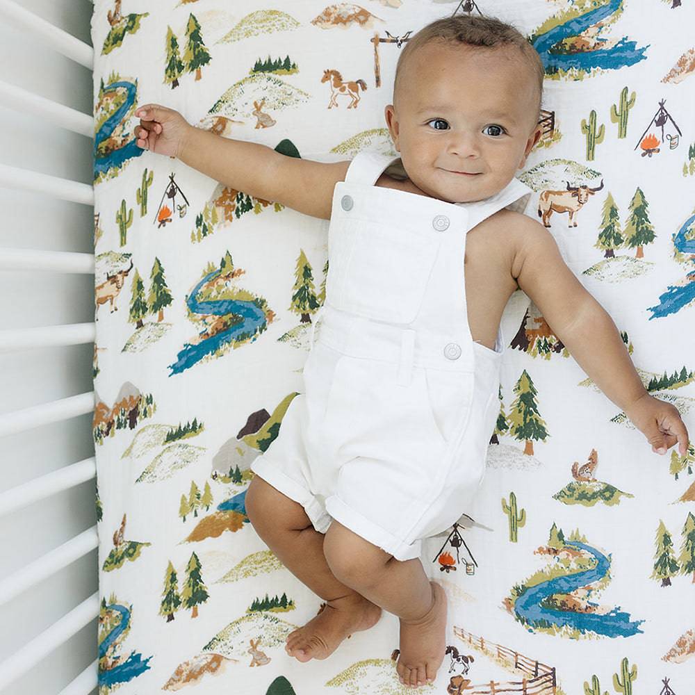 Bebe au hotsell lait crib sheet