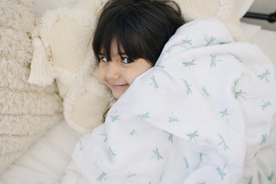 Chillin' in Style: Bebe au Lait Muslin Snuggle Blanket and Back-to-School Vibes