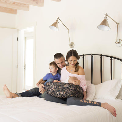 Breastfeed comfortably with our soft and comfortable nursing pillows in trendy prints