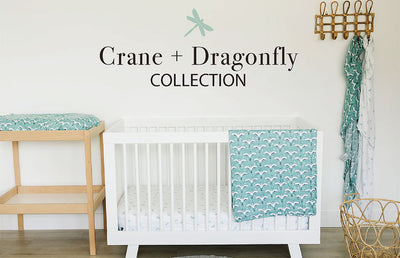 Crane + Dragonfly Oh So Soft Muslin Burp Cloths Set