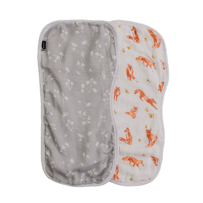 Fox Tales + Prairie Oh So Soft Muslin Burp Cloths Set - Bebe au Lait