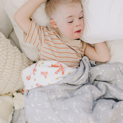 Fox Tales + Prairie Oh So Soft Snuggle Blanket - Bebe au Lait