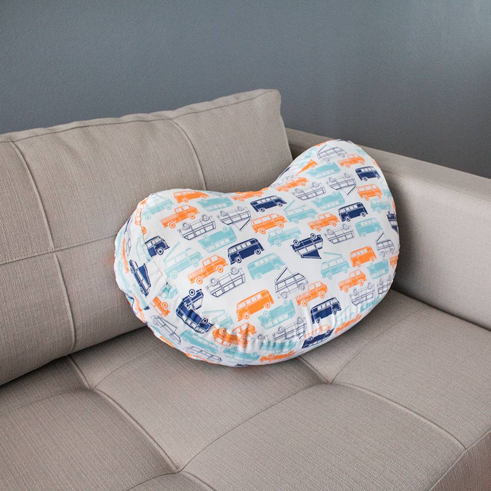 Big Sur Classic Style Cotton Nursing Pillow Slipcover - Nursing Pillow Slipcover - Bebe au Lait