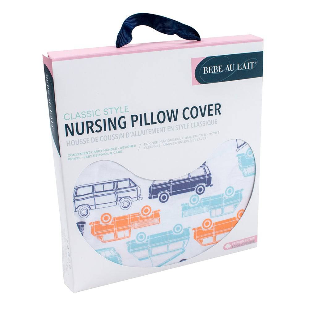 Big Sur Classic Style Cotton Nursing Pillow Slipcover - Nursing Pillow Slipcover - Bebe au Lait