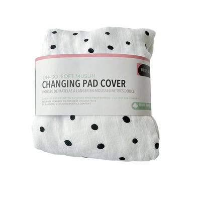 Dottie Oh-So-Soft Muslin Changing Pad Cover - Changing Pad Cover - Bebe au Lait