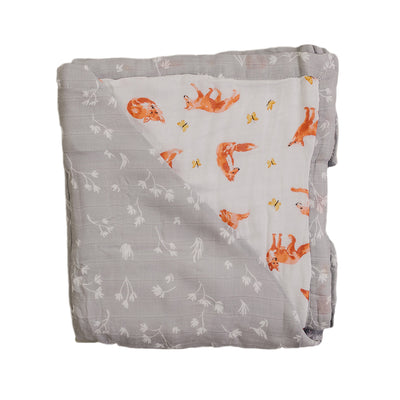 Fox Tales + Prairie Oh So Soft Snuggle Blanket - Bebe au Lait