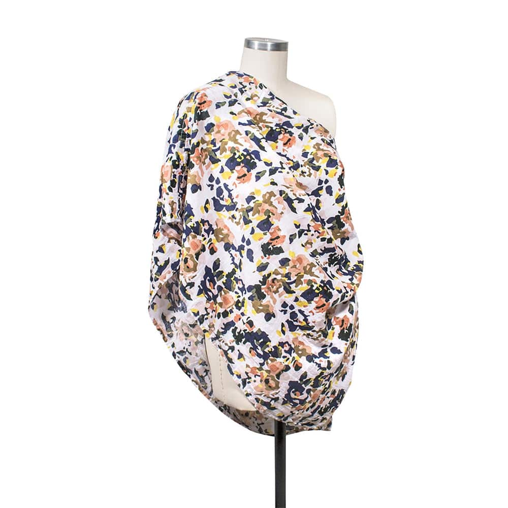 Indigo Muslin Nursing Scarf - Nursing Scarf - Bebe au Lait
