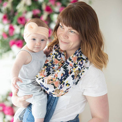 Indigo Muslin Nursing Scarf - Nursing Scarf - Bebe au Lait