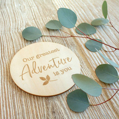 Our Greatest Adventure Is You Milestone Moments Disc - Milestone Moments - Bebe au Lait