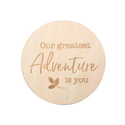 Our Greatest Adventure Is You Milestone Moments Disc - Milestone Moments - Bebe au Lait