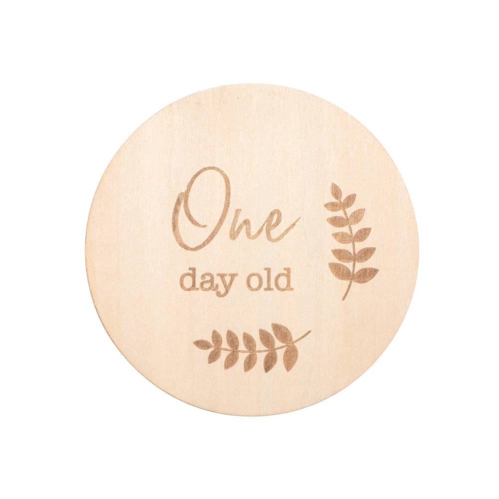 One Day Old Milestone Moments Disc - Milestone Moments - Bebe au Lait