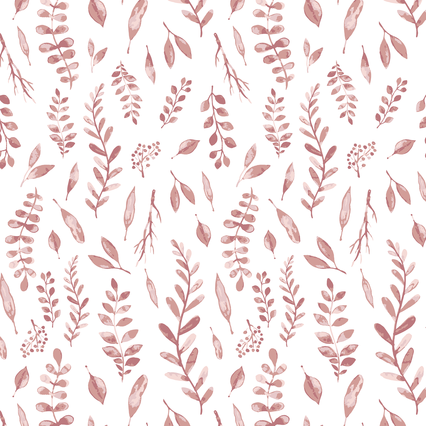 Pink Leaves Classic Muslin Teether Blanket - Teether Blanket - Bebe au Lait