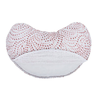 Rose Quartz Classic Muslin Nursing Pillow Slipcover - Nursing Pillow Slipcover - Bebe au Lait