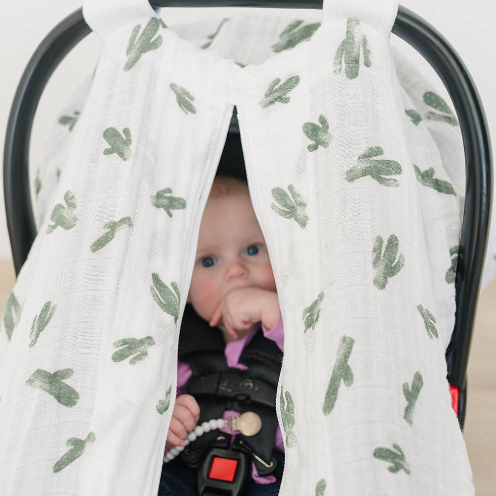 Saguaro Car Seat Cover - Car Seat Cover - Bebe au Lait