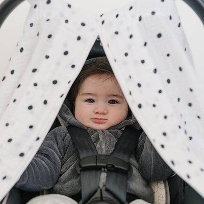 Dottie Car Seat Cover - Car Seat Cover - Bebe au Lait