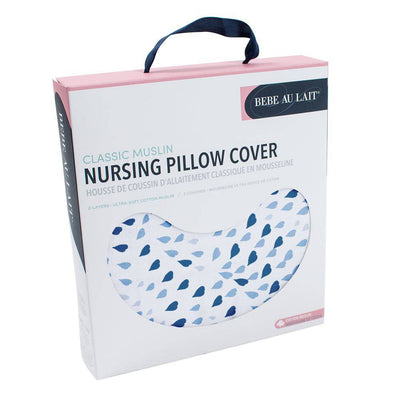 Serenity Classic Muslin Nursing Pillow Slipcover - Nursing Pillow Slipcover - Bebe au Lait