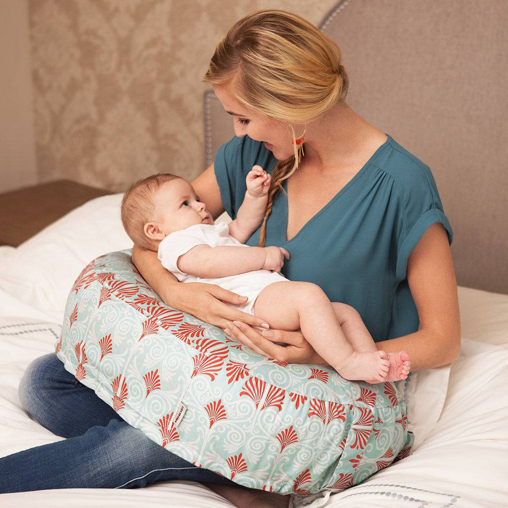 Alexandria Premium Style Cotton Nursing Pillow Slipcover - Nursing Pillow Slipcover - Bebe au Lait