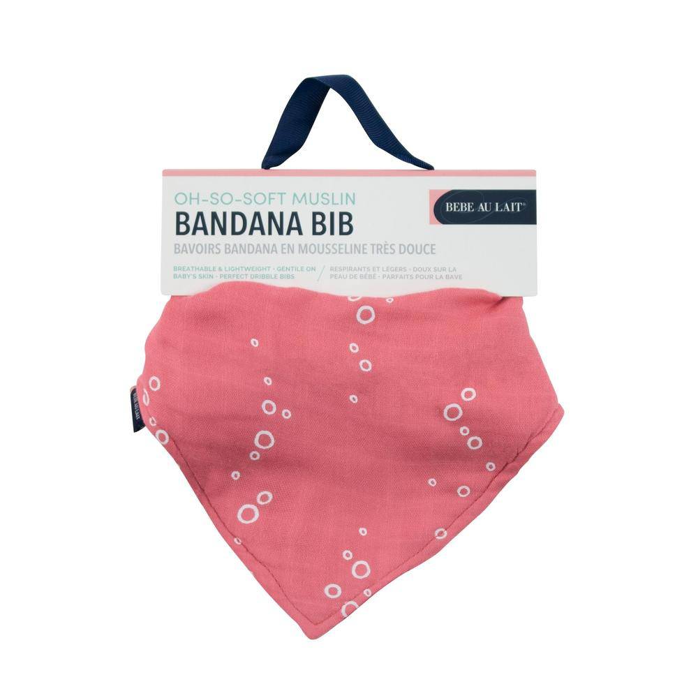 Bubbles Oh-So-Soft Muslin Bandana Bib - Bib - Bebe au Lait