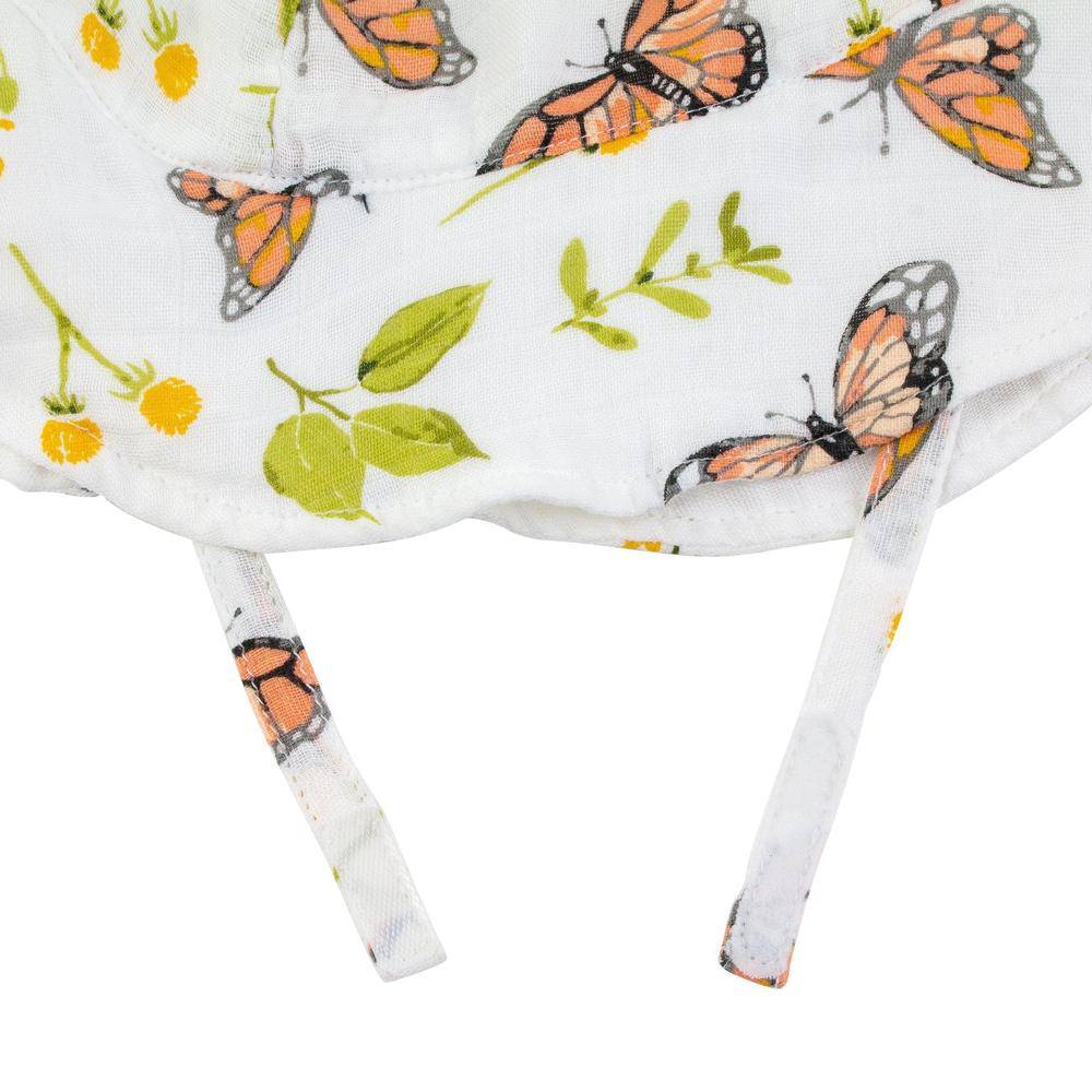 Butterfly Oh-So-Soft Muslin Sun Hat - Sun Hat - Bebe au Lait