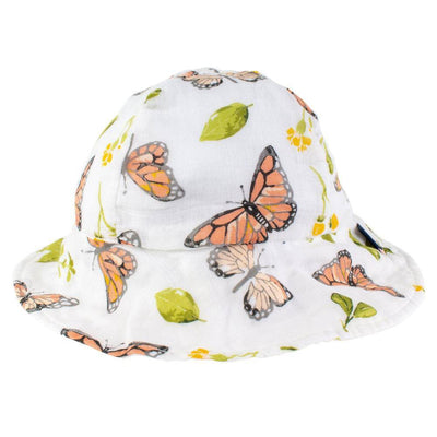 Butterfly Oh-So-Soft Muslin Sun Hat - Sun Hat - Bebe au Lait