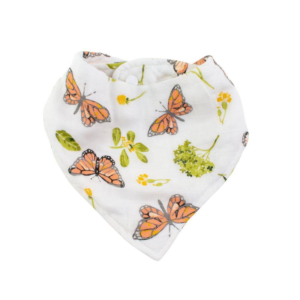 Butterfly Oh-So-Soft Muslin Bandana Bib - Bib - Bebe au Lait