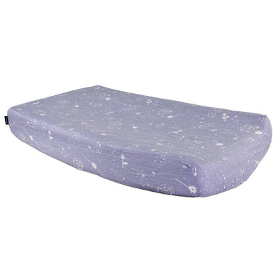 Fairy Dust Oh-So-Soft Muslin Changing Pad Cover - Changing Pad Cover - Bebe au Lait