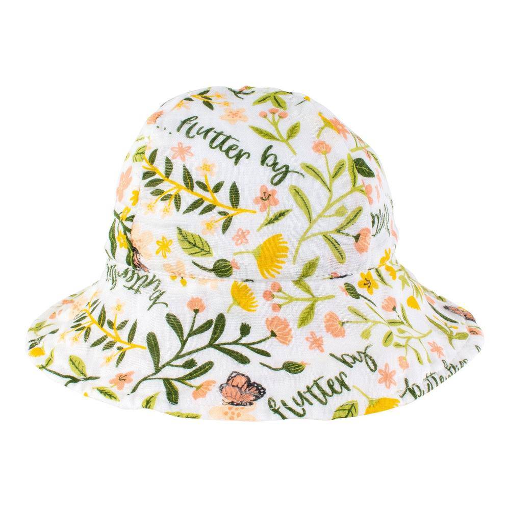 Flutterby Oh-So-Soft Muslin Sun Hat - Sun Hat - Bebe au Lait