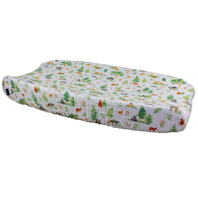 Forest Friends Changing Pad Cover - Changing Pad Cover - Bebe au Lait