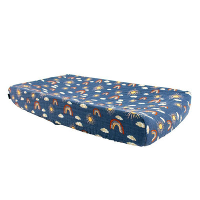 Hello Sunshine Changing Pad Cover - Changing Pad Cover - Bebe au Lait