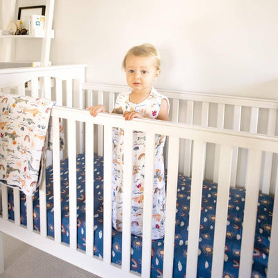 Hello Sunshine Crib Sheet - Crib Sheet - Bebe au Lait