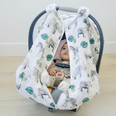 Jungle Car Seat Cover - Car Seat Cover - Bebe au Lait