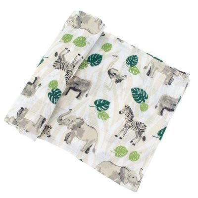 Jungle + Rainforest Classic Muslin Swaddle Blanket Set - Swaddle Blanket - Bebe au Lait