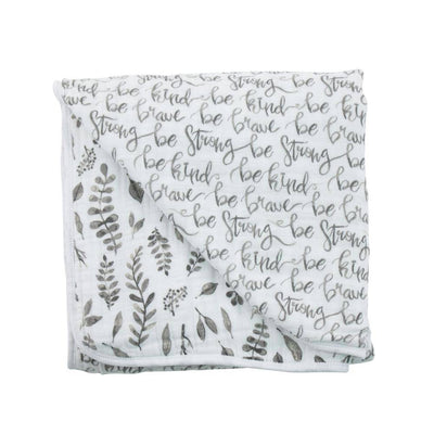 Just Be + Leaves Snuggle Blanket - Snuggle Blanket - Bebe au Lait