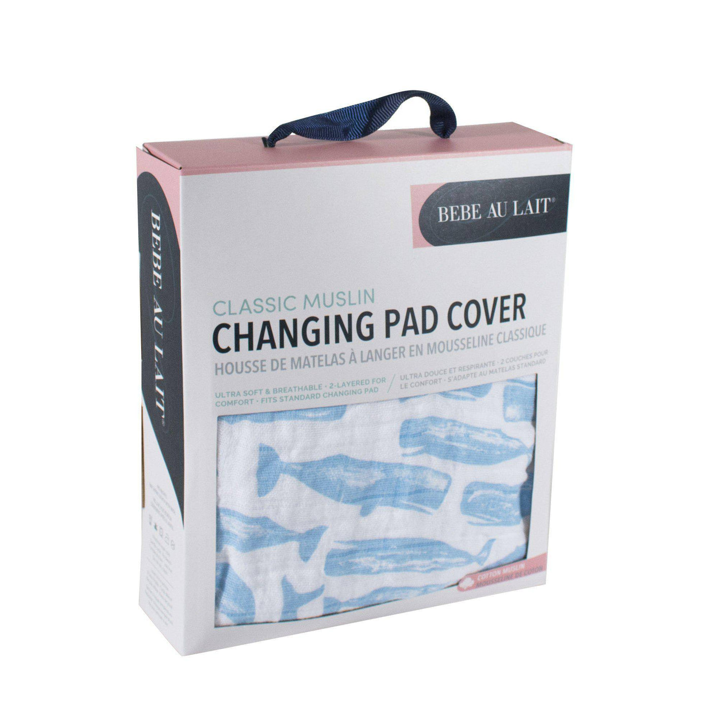 Moby Muslin Changing Pad Cover - Changing Pad Cover - Bebe au Lait