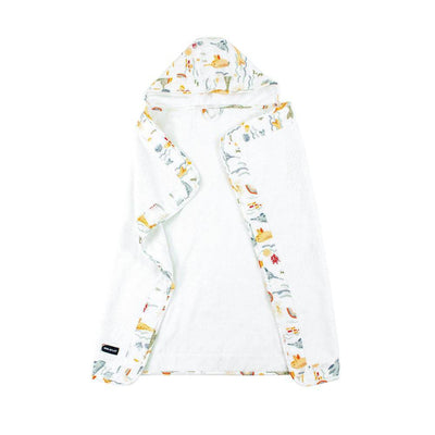 Narwhal Baby Hooded Towel - Hooded Towel - Bebe au Lait