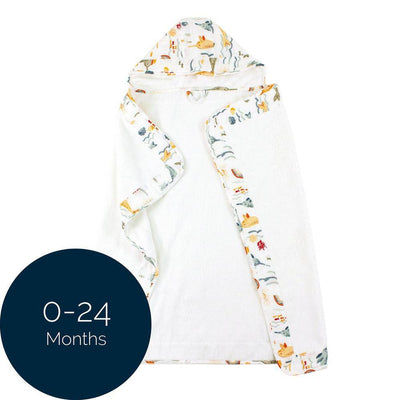 Narwhal Baby Hooded Towel - Hooded Towel - Bebe au Lait