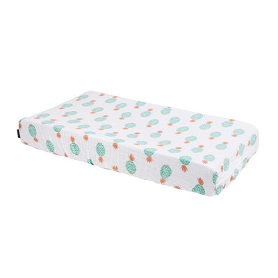 Oahu Muslin Changing Pad Cover - Sale Item - Bebe au Lait