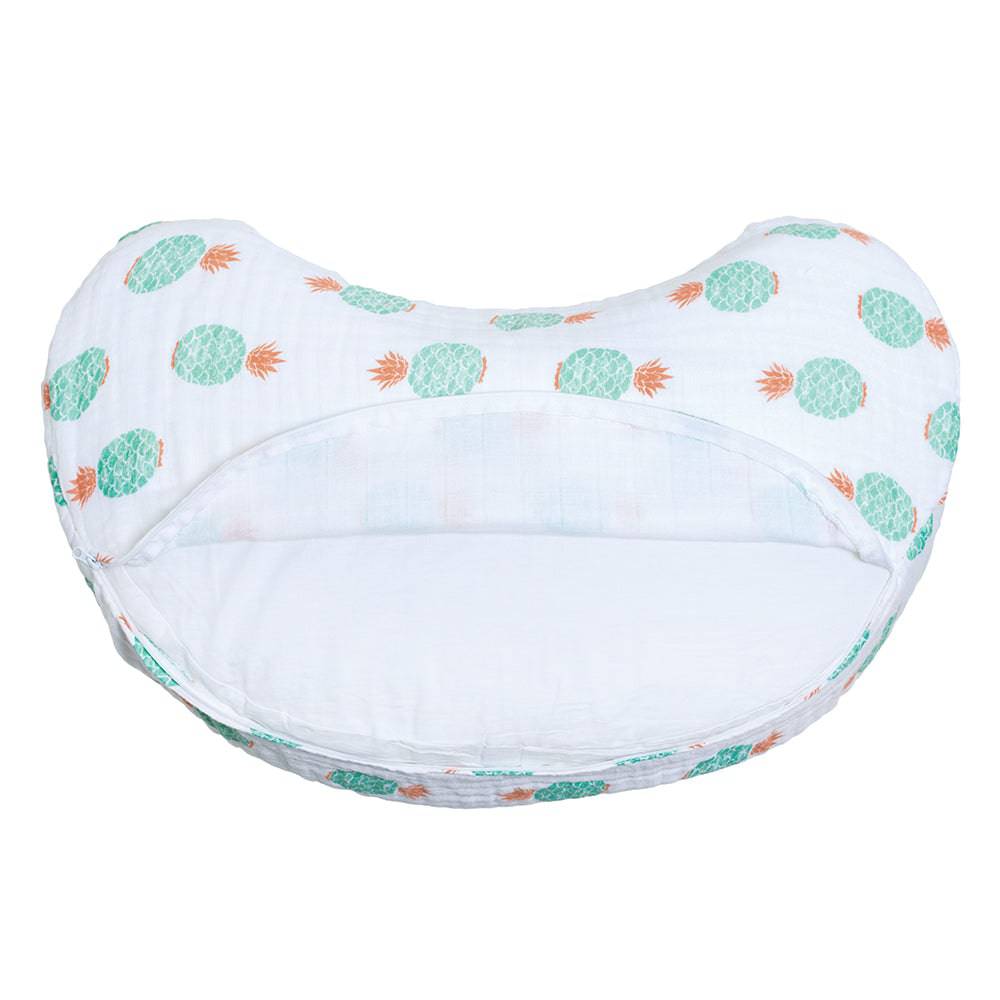 Oahu Classic Muslin Nursing Pillow Slipcover - Nursing Pillow Slipcover - Bebe au Lait