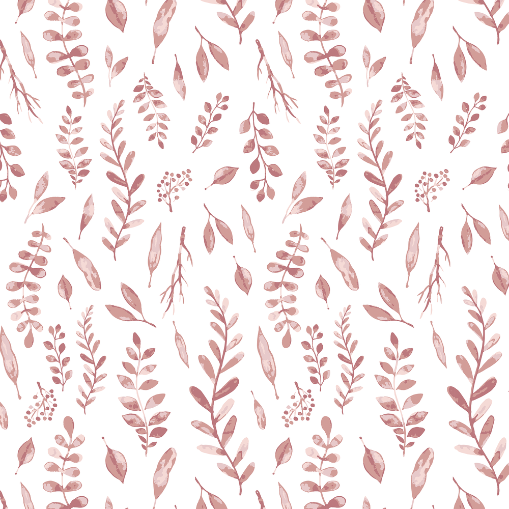 Pink Leaves Crib Sheet - Crib Sheet - Bebe au Lait