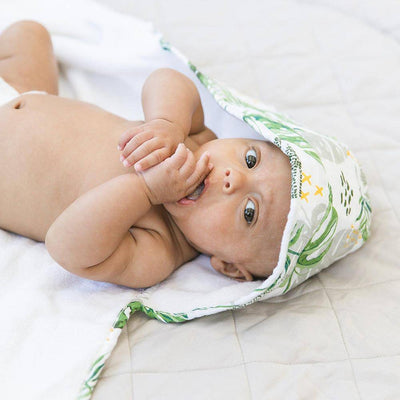 Rainforest Baby Hooded Towel - Hooded Towel - Bebe au Lait