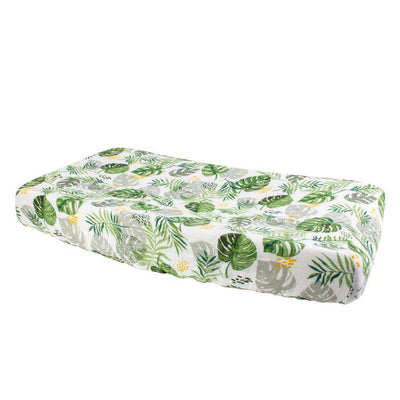 Rainforest Classic Muslin Changing Pad Cover - Changing Pad Cover - Bebe au Lait