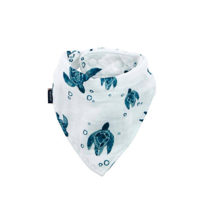 Sea Turtle Muslin Bandana Bib - Bib - Bebe au Lait