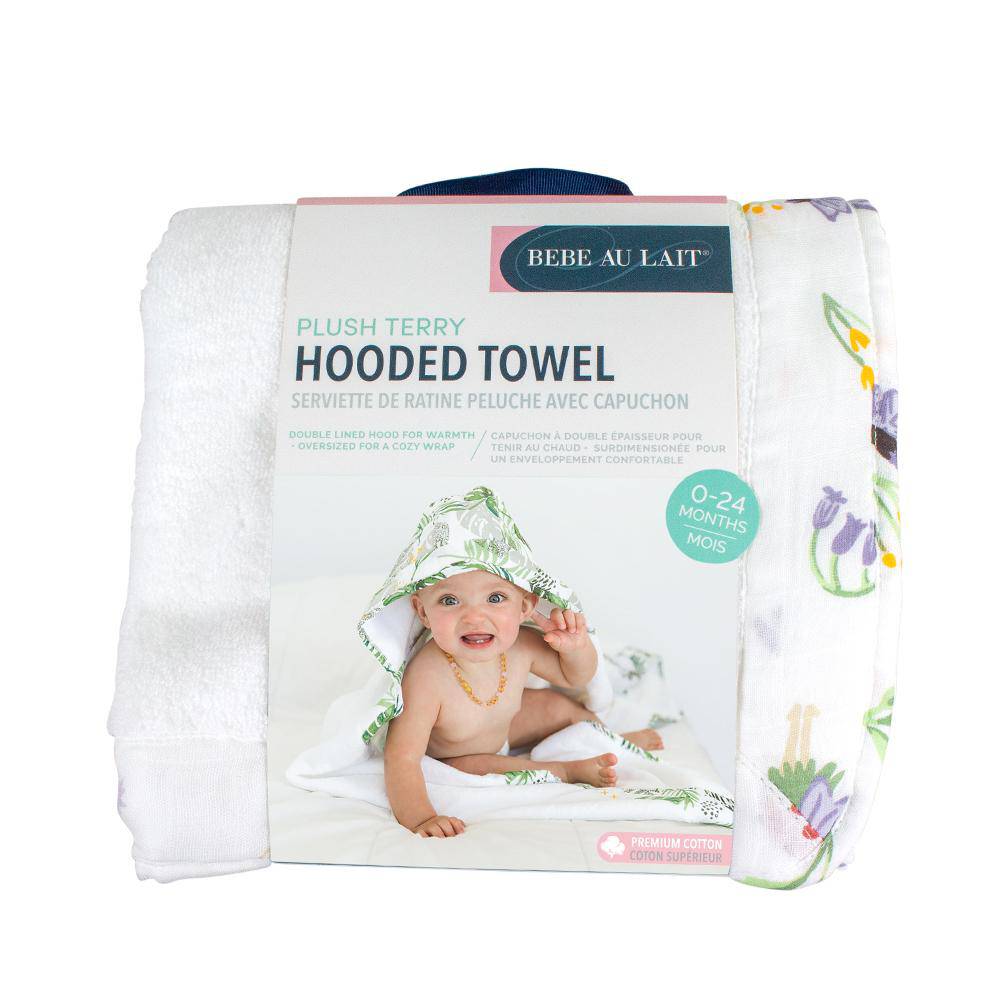 Woodland Fairy Baby Hooded Towel - Hooded Towel - Bebe au Lait