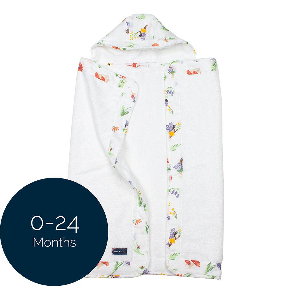 Woodland Fairy Baby Hooded Towel - Hooded Towel - Bebe au Lait